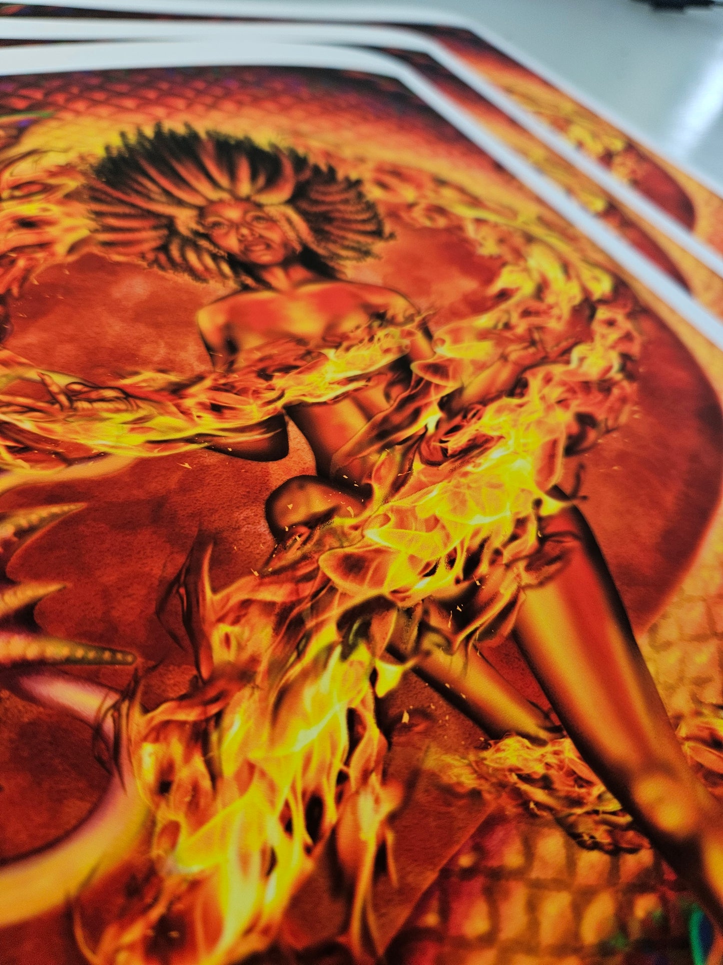 Fuette - Fire Dragon Art Print (30x40cm)