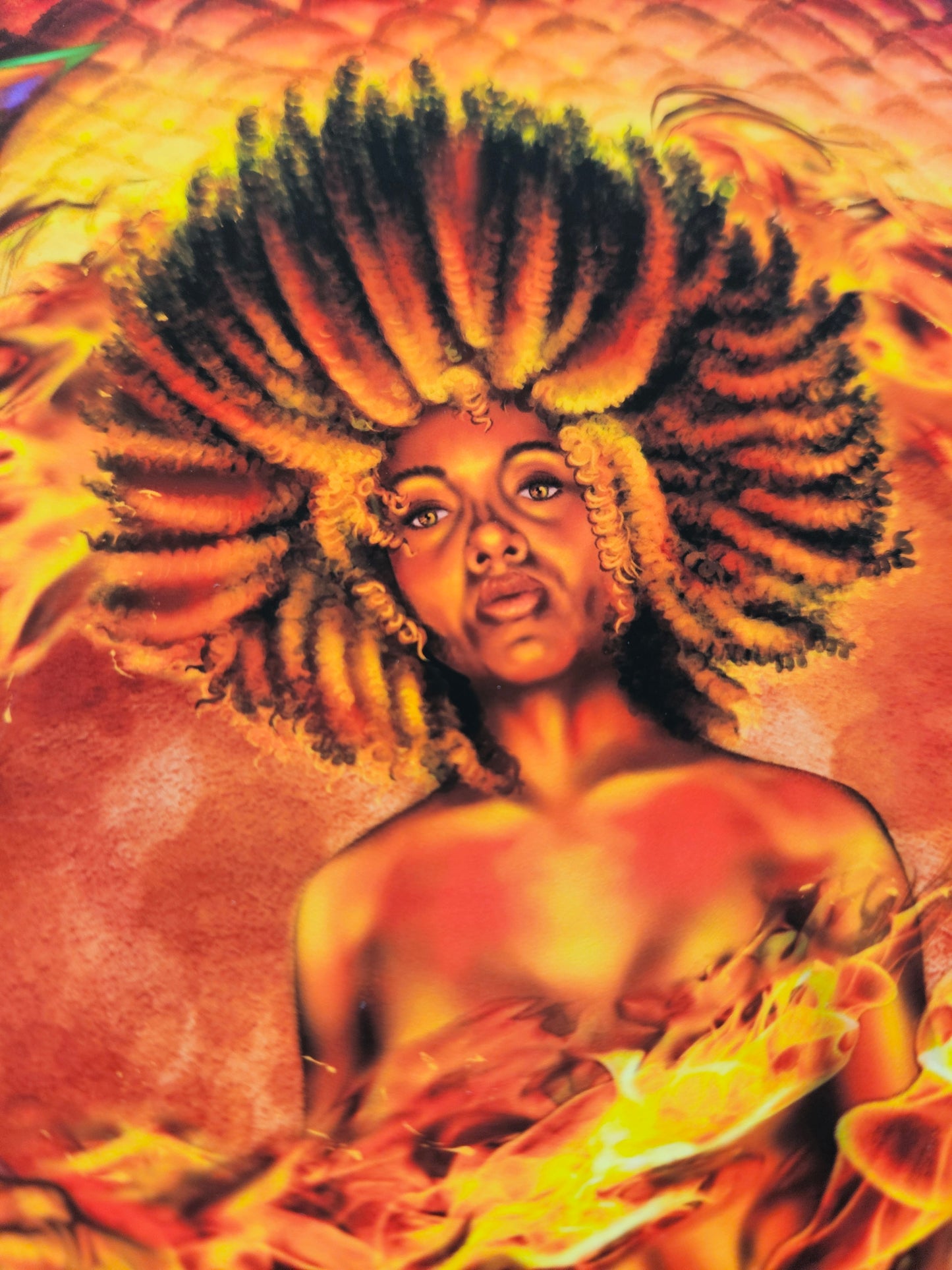 Fuette - Fire Dragon Art Print (30x40cm)