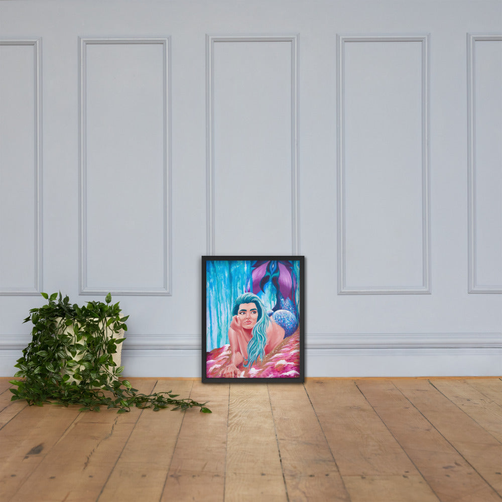 Celestial Siren - Framed Print on Matte Paper (16"x20")