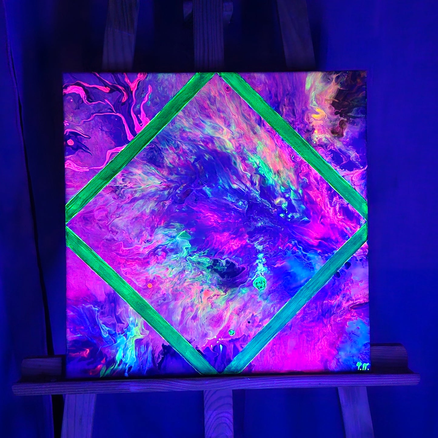 'Emerald Prism' Original Painting