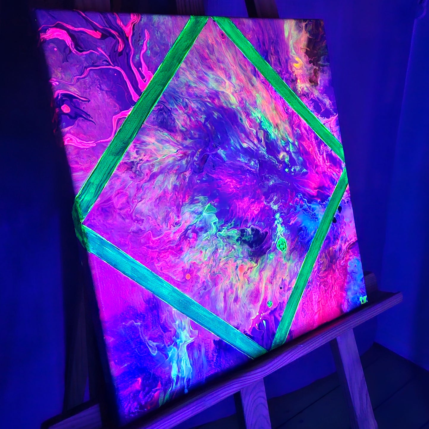 'Emerald Prism' Original Painting