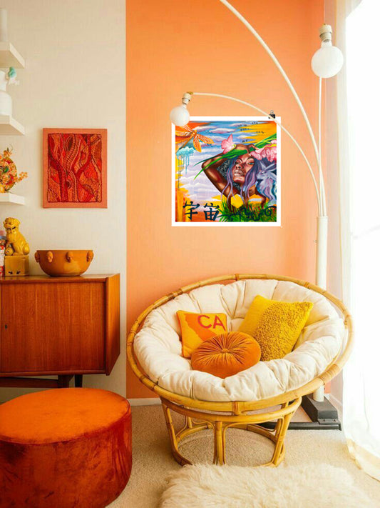 Space - Surreal Fantasy Art Print (12"x12", 14"x14", 16"x16")