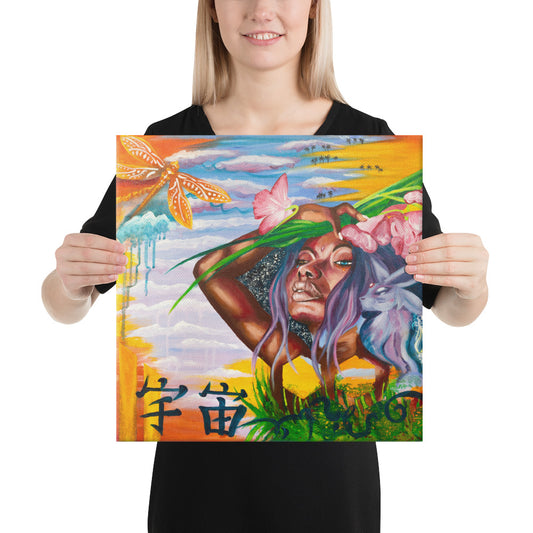 Space - Print on Canvas (16"x16")