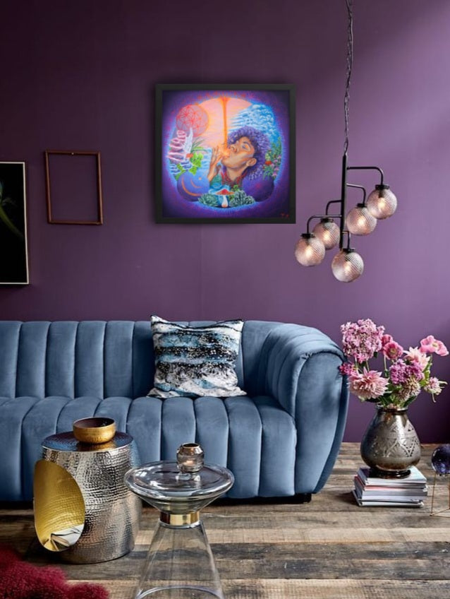 The Drip Psychedelic Art Print 16 x16 Torinagayart the-drip-psychedelic-art-print-16-x16-torinagayart