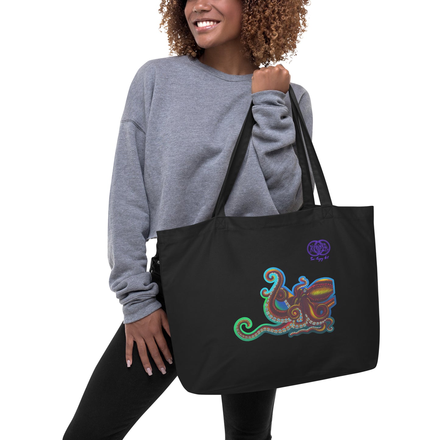 Octopussy - Large organic tote bag