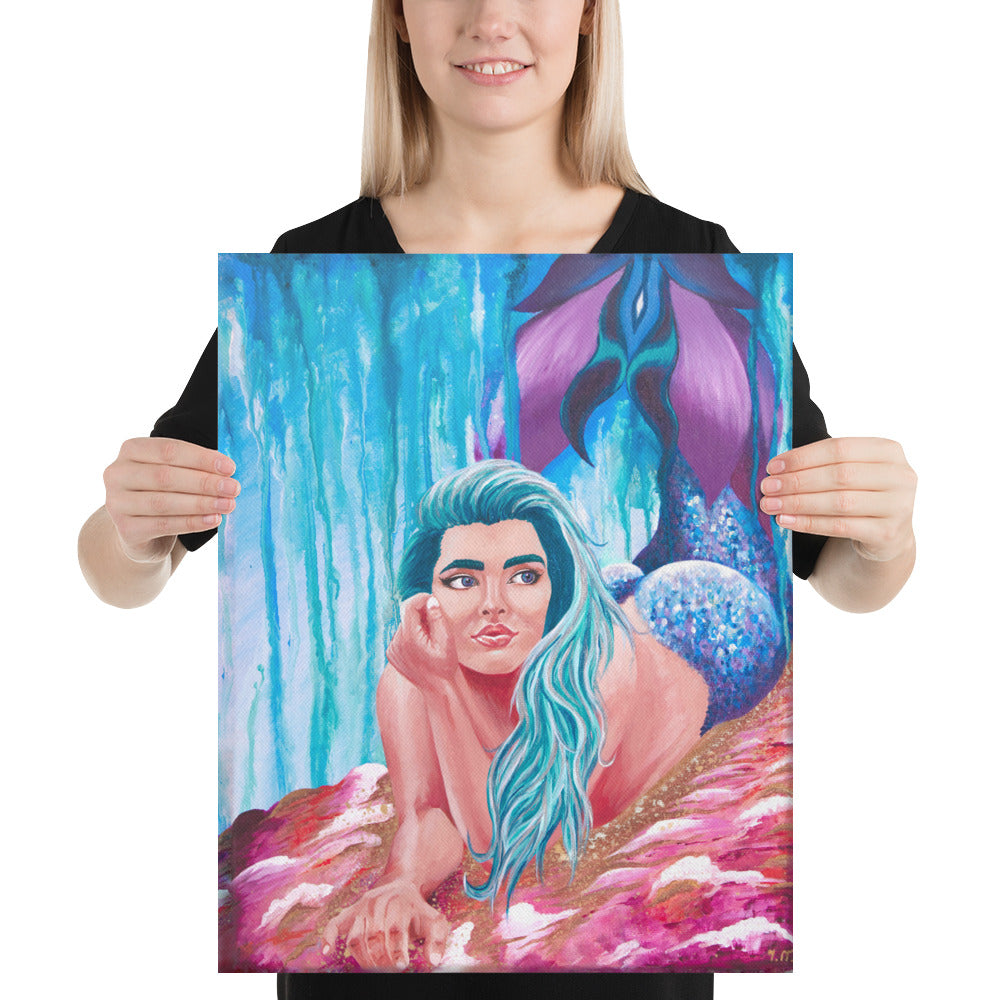 Celestial Siren - Print on Canvas (16"x20")