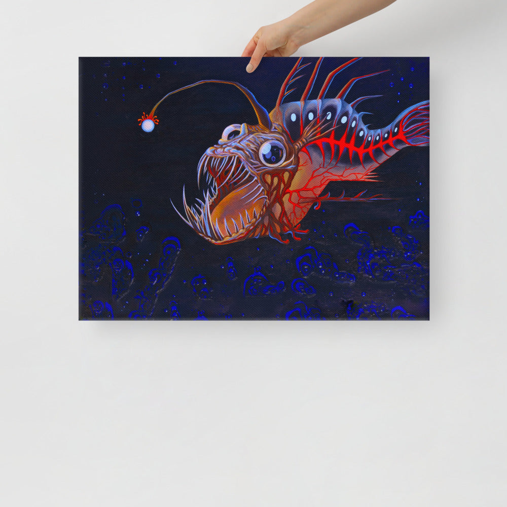 The Angler - Print on Canvas (18"x24")