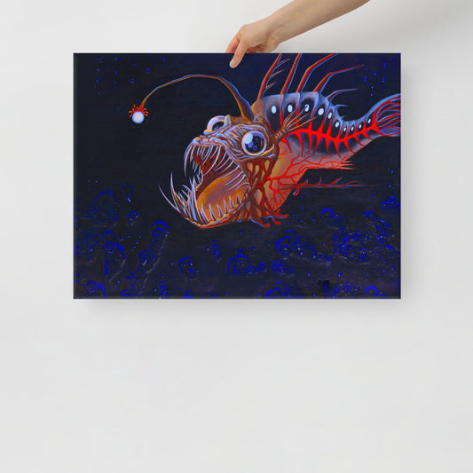 The Angler - Print on Canvas (18"x24")