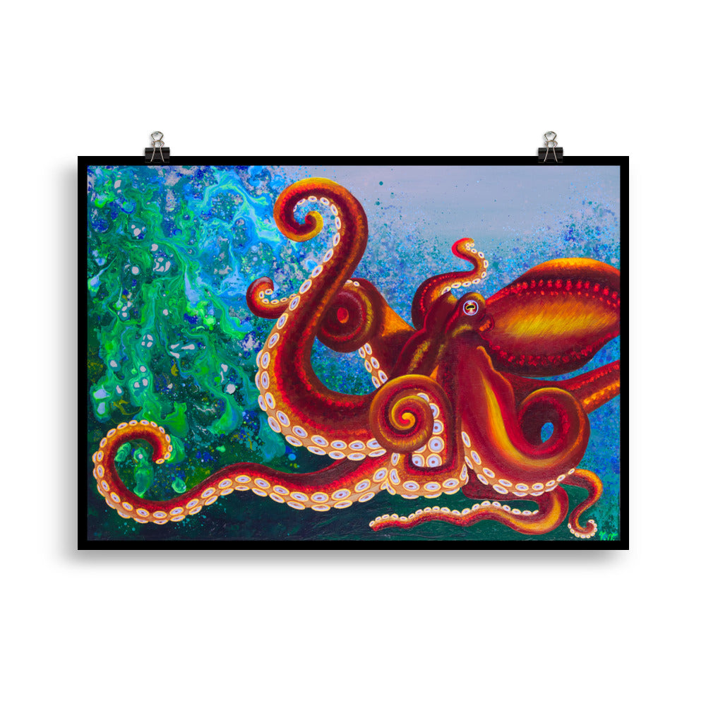 Octopussy - Print on Matte Paper (21x30cm, 50x70cm)