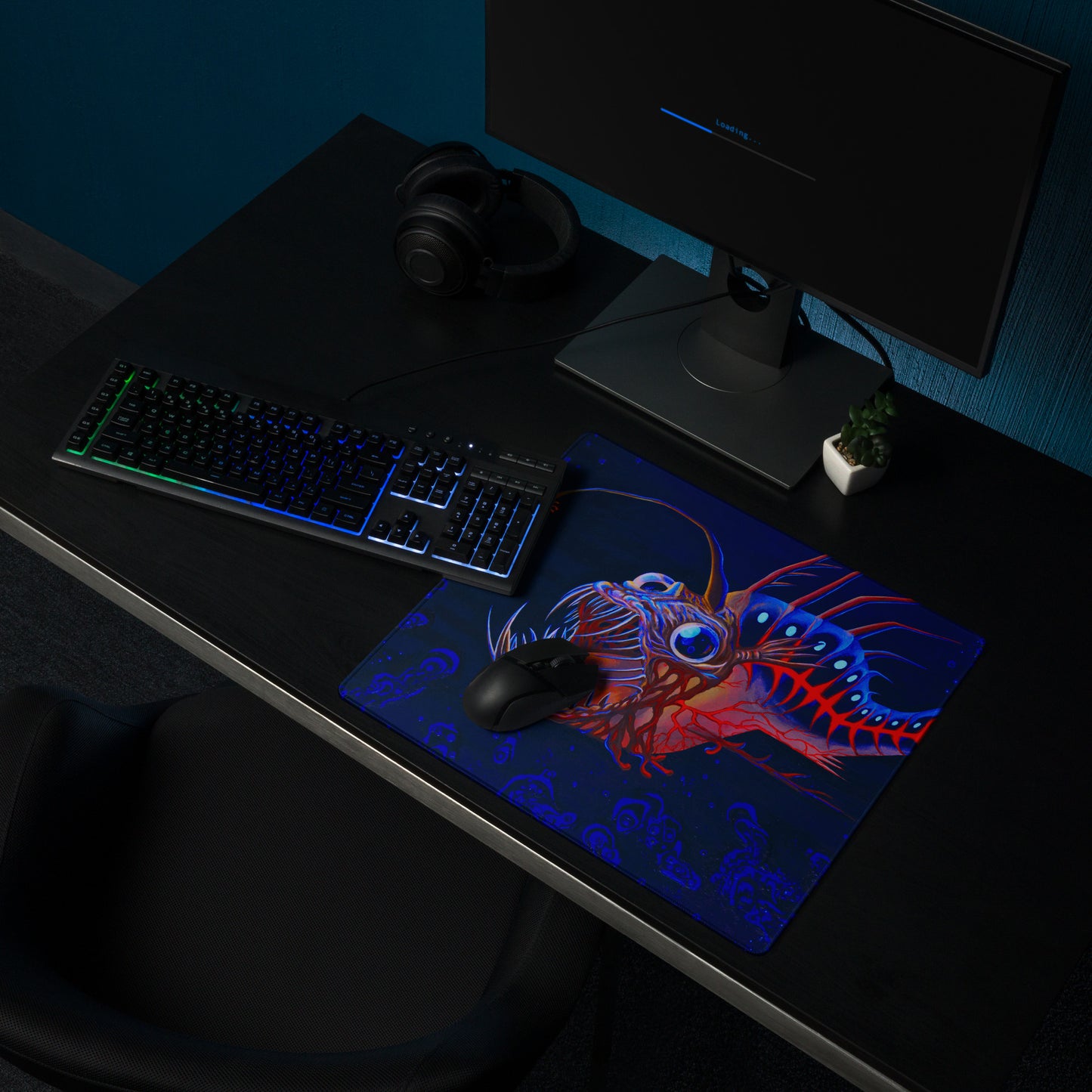 The Angler - Gaming mouse pad (18″×16″, 36″×18″)